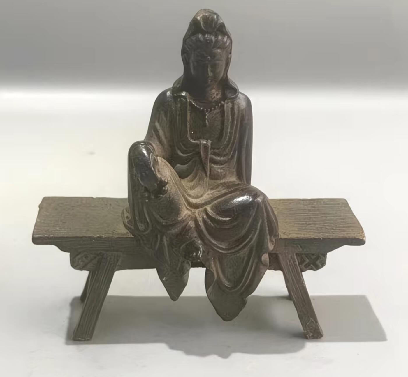 古玩杂相专场（2） 坐观音佛像