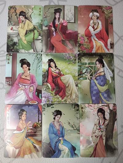 花开卡拍第38期（9月14号周日截拍，品控勿拍!!!拍品不寄存，运费5元，自制卡难免瑕疵，可能存在轻微撞角爆边等出厂瑕疵，品控介意勿拍！） - 卡将 芳颜集 第一弹 钻闪