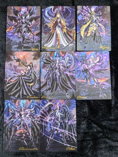 粤A卡牌第10期（9月17日22:00截拍） - 【套卡】冥斗士粗闪卡（全套8张）