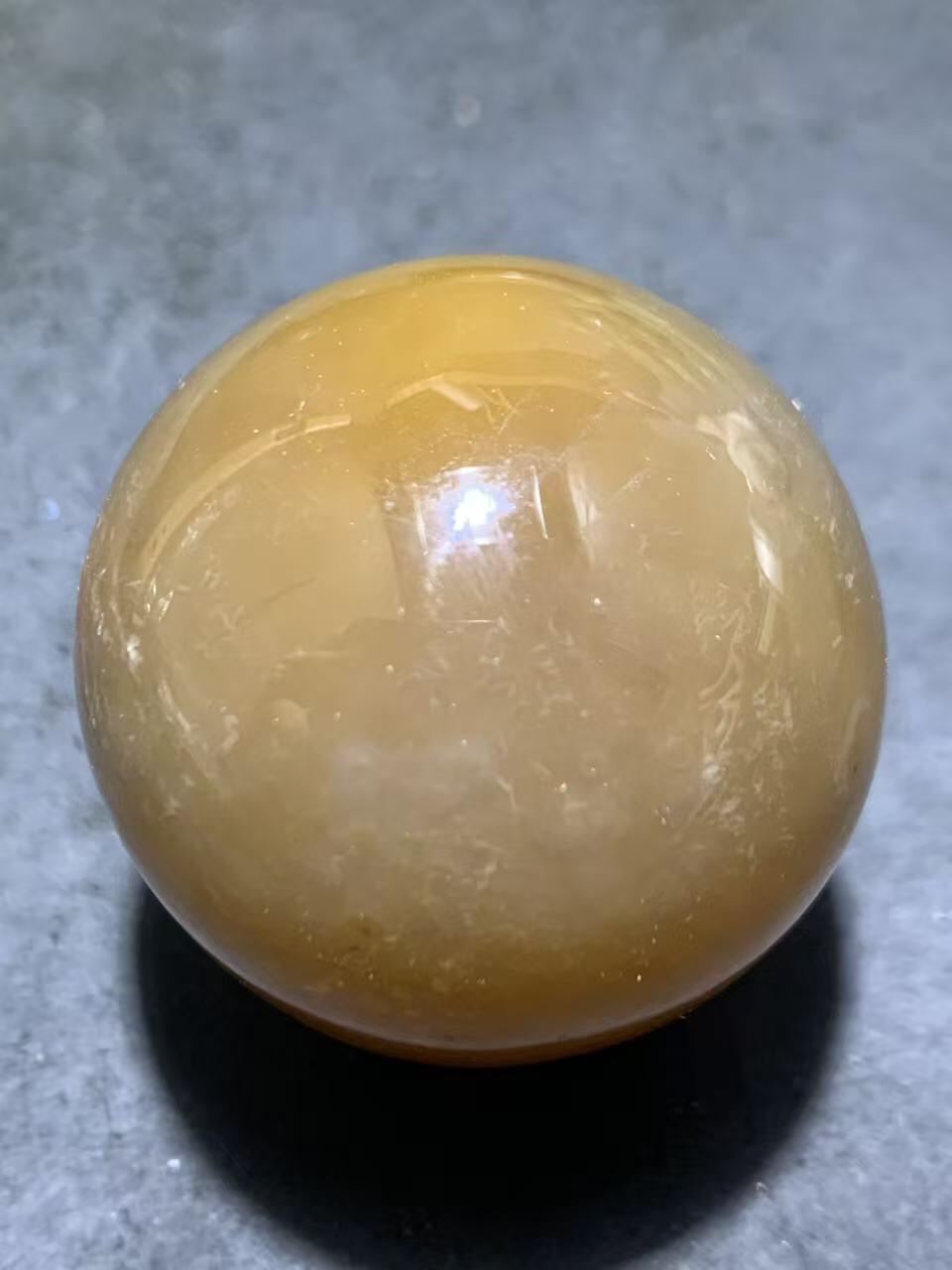 精美冻料高玉化战国红玛瑙霸气大圆珠一颗！