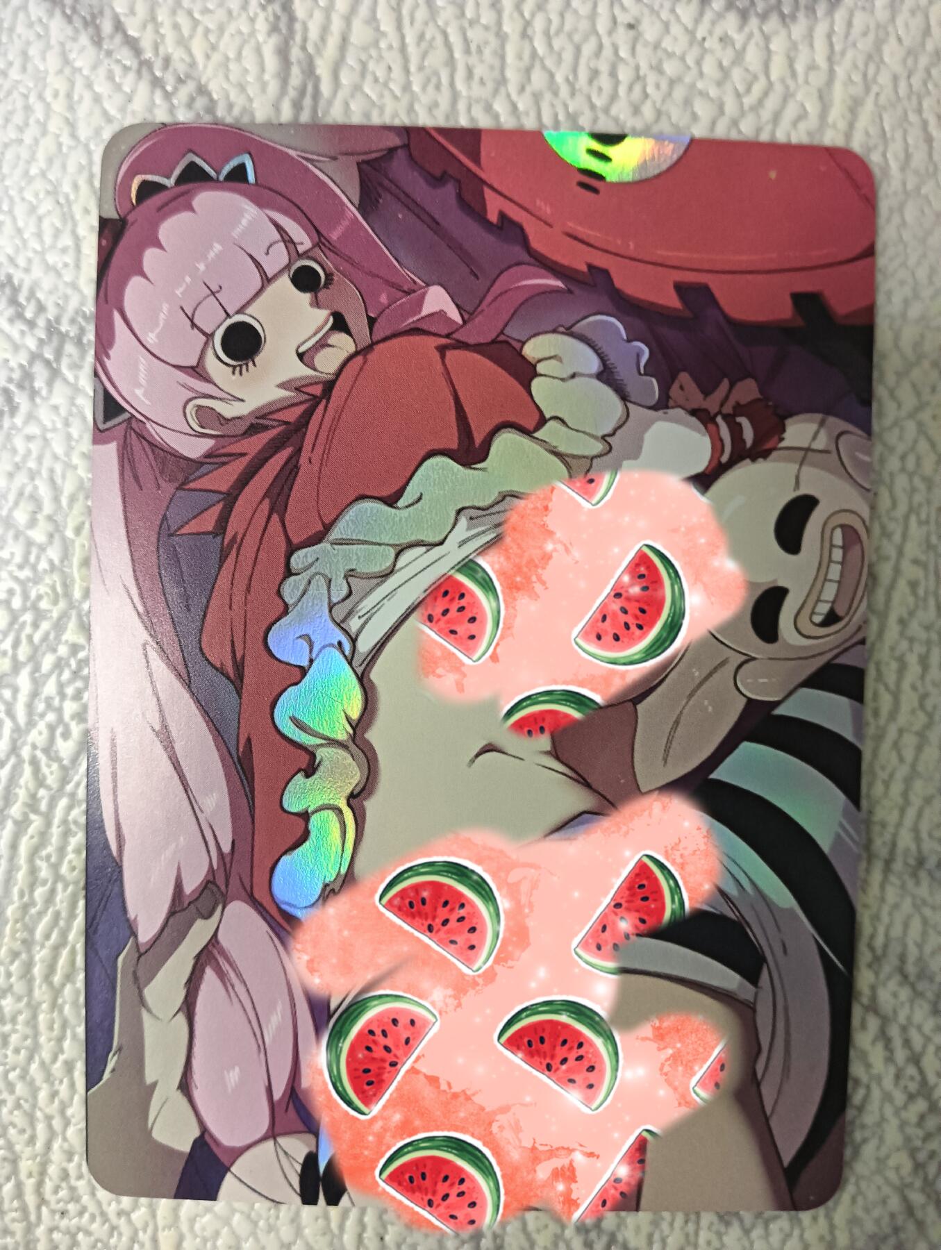 花开卡拍第38期（9月14号周日截拍，品控勿拍!!!拍品不寄存，运费5元，自制卡难免瑕疵，可能存在轻微撞角爆边等出厂瑕疵，品控介意勿拍！） 艺术卡 卡将 海贼王佩罗娜 教培