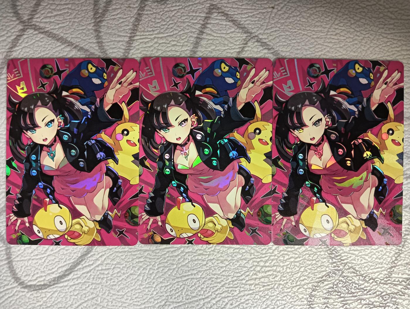 花开卡拍第38期（9月14号周日截拍，品控勿拍!!!拍品不寄存，运费5元，自制卡难免瑕疵，可能存在轻微撞角爆边等出厂瑕疵，品控介意勿拍！） 妹卡，彩闪三宫
