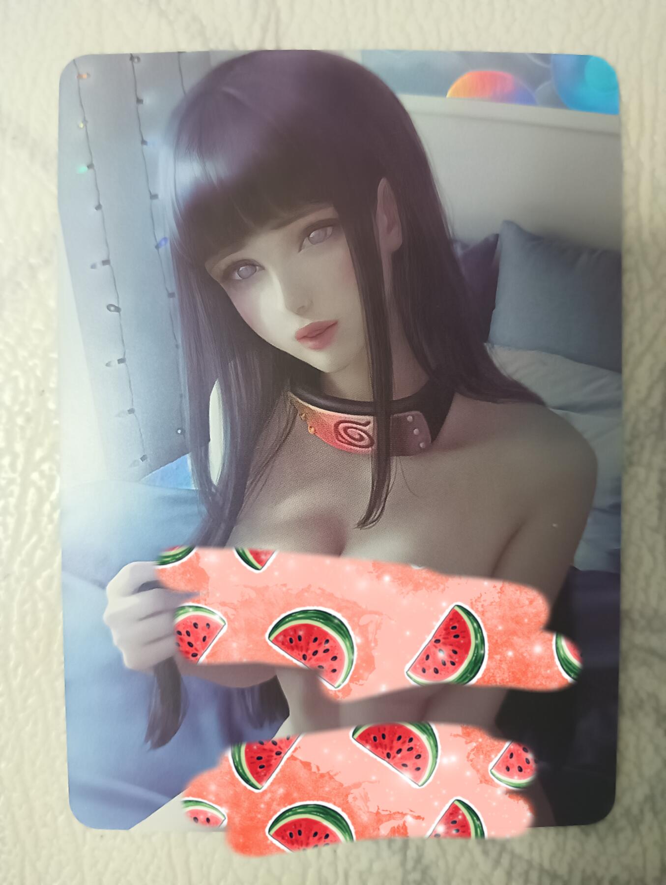 花开卡拍第38期（9月14号周日截拍，品控勿拍!!!拍品不寄存，运费5元，自制卡难免瑕疵，可能存在轻微撞角爆边等出厂瑕疵，品控介意勿拍！） 艺术卡 卡将 火影忍者雏田 彩闪单卡