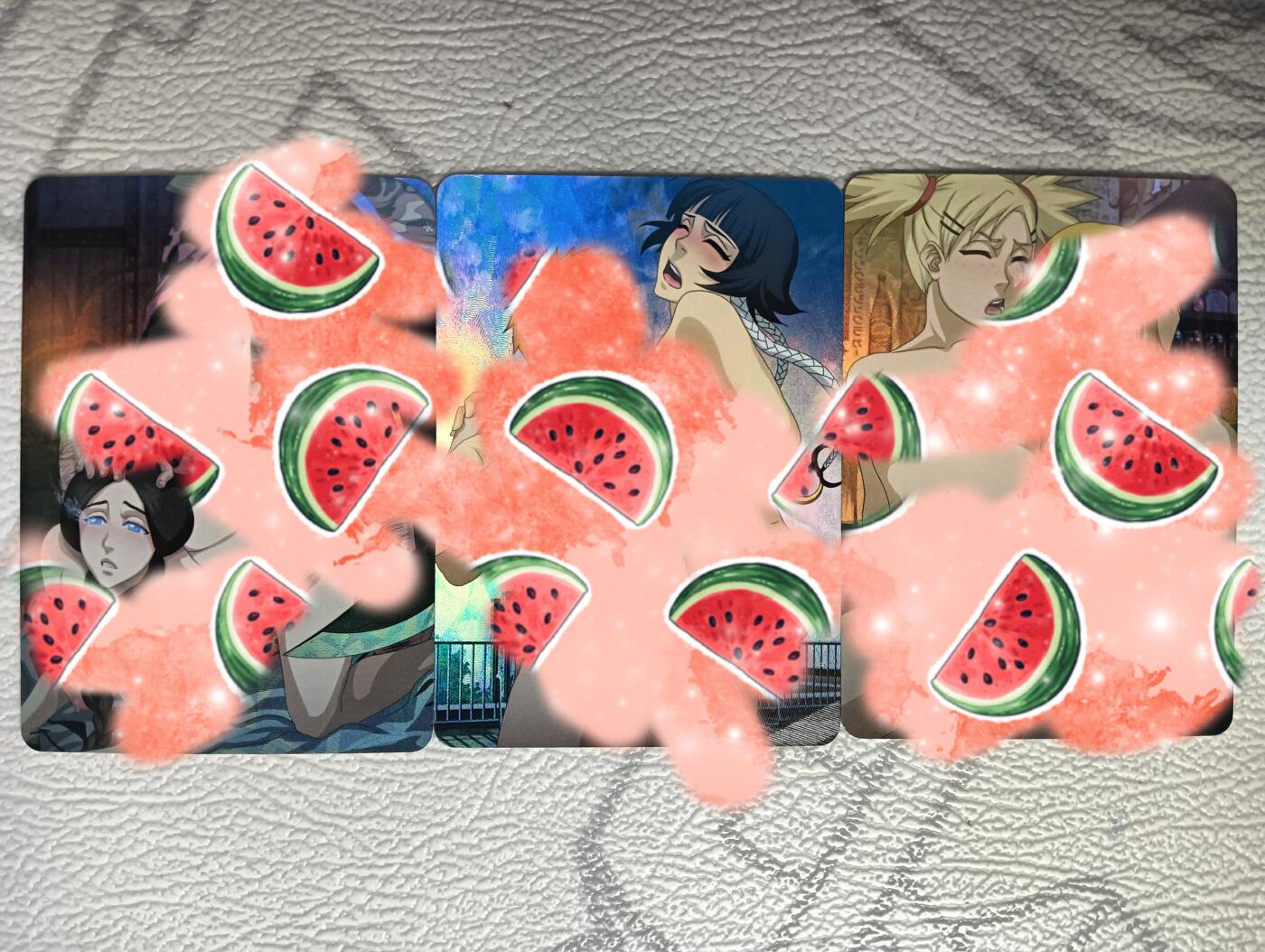 花开卡拍第38期（9月14号周日截拍，品控勿拍!!!拍品不寄存，运费5元，自制卡难免瑕疵，可能存在轻微撞角爆边等出厂瑕疵，品控介意勿拍！） 艺术卡，死神，彩闪三张