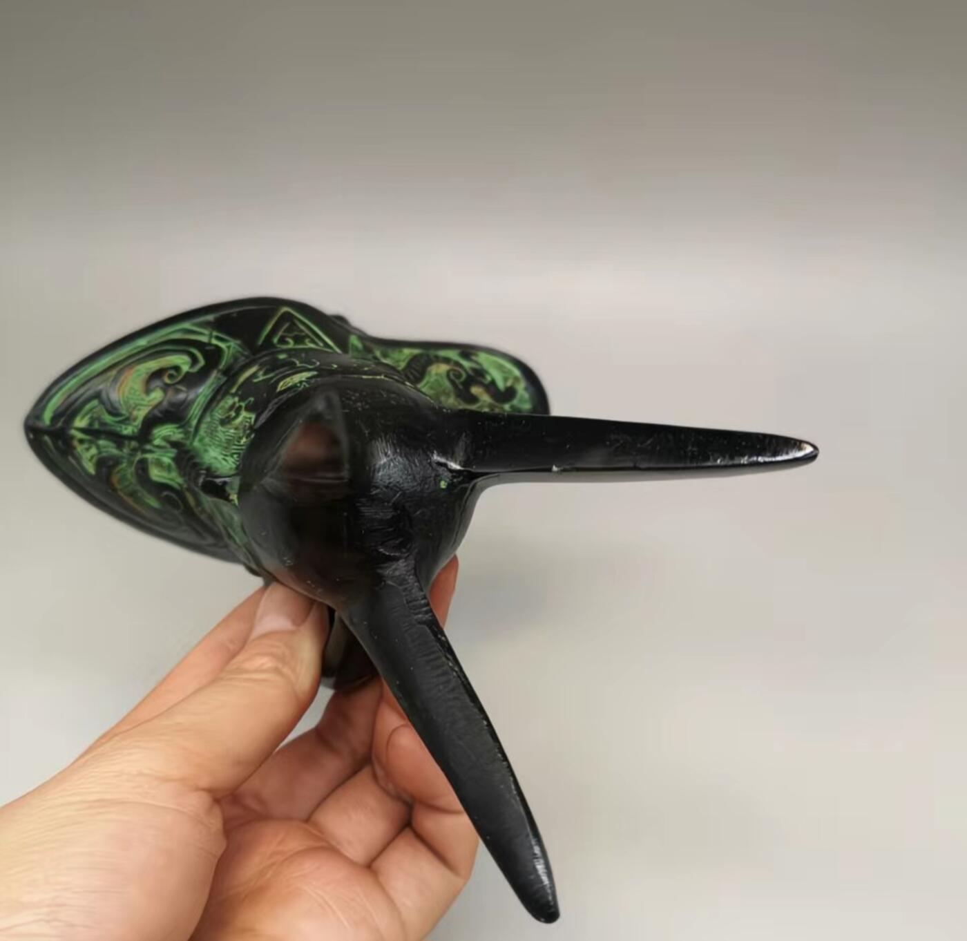 古玩杂相专场（2） 仿父辛爵青铜爵杯