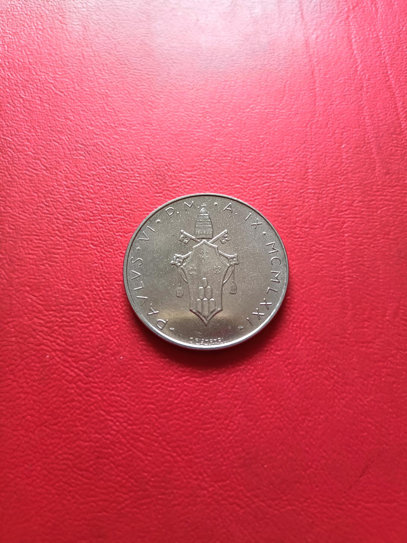 【云涧收藏】第六十二场 梵帝冈1971年100里拉，UNC