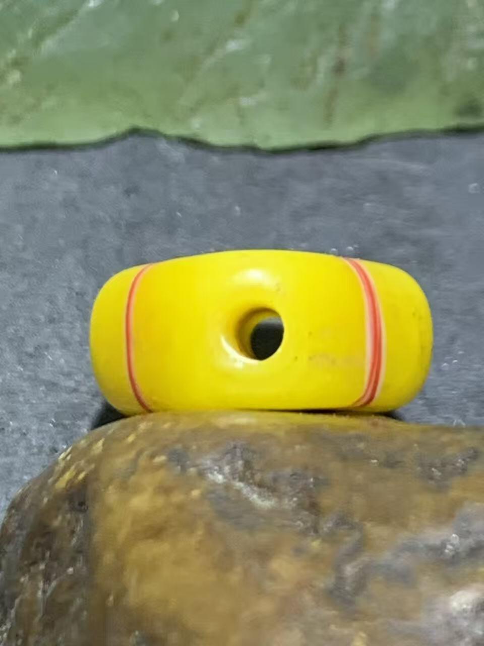 西亚古法手做恶魔之眼，人面琉璃珠一颗，
