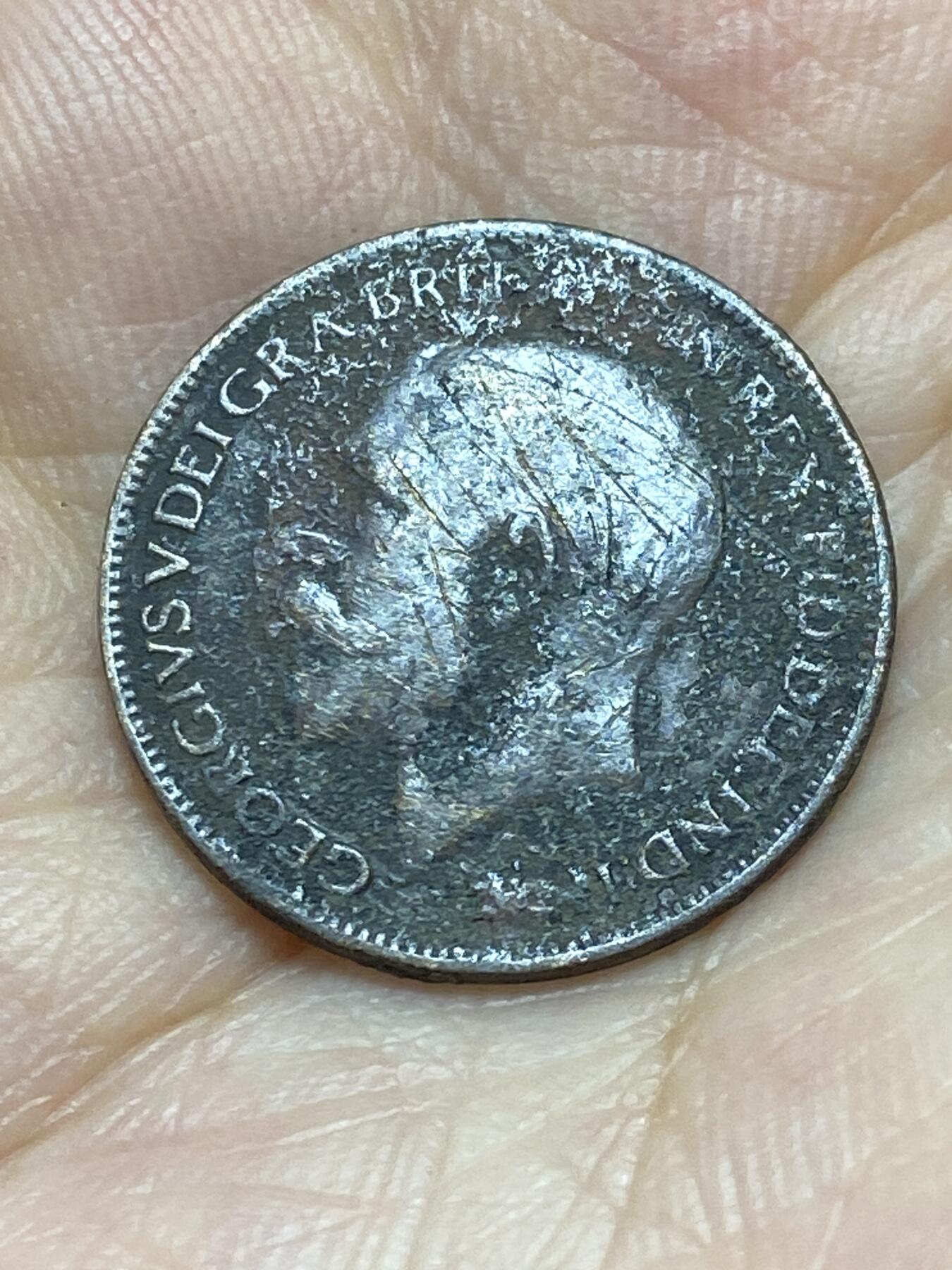 2025年第九十场(总第一百一十六场）外国好品散币(免佣金) 英国🇬🇧1915年1法新(乔治五世第一版)