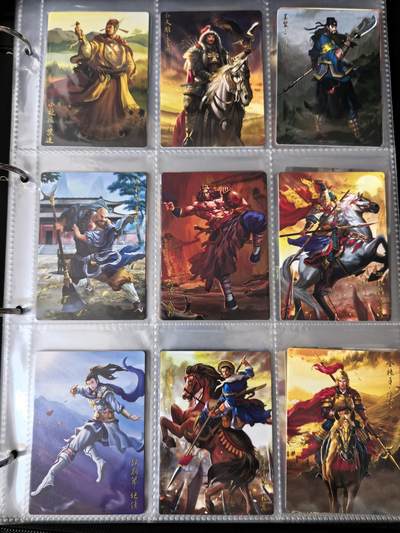 粤A卡牌第10期（9月17日22:00截拍） 【套卡】豪卡水浒无双篇108将-精雕工艺 一套108张