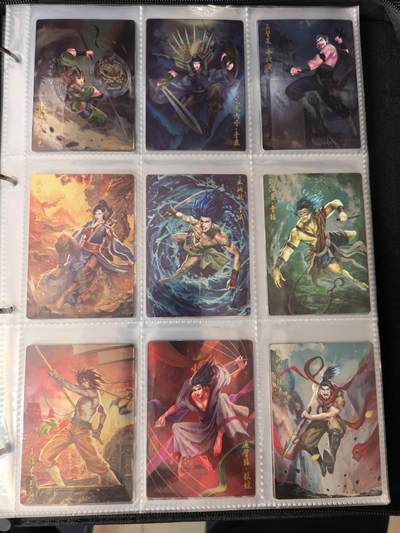 粤A卡牌第10期（9月17日22:00截拍） 【套卡】豪卡水浒忠义篇108将-昆闪工艺 一套108张