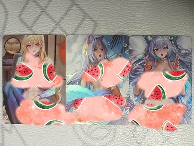 花开卡拍第38期（9月14号周日截拍，品控勿拍!!!拍品不寄存，运费5元，自制卡难免瑕疵，可能存在轻微撞角爆边等出厂瑕疵，品控介意勿拍！） - 枕边尤物04 3张艺术卡 折光彩闪