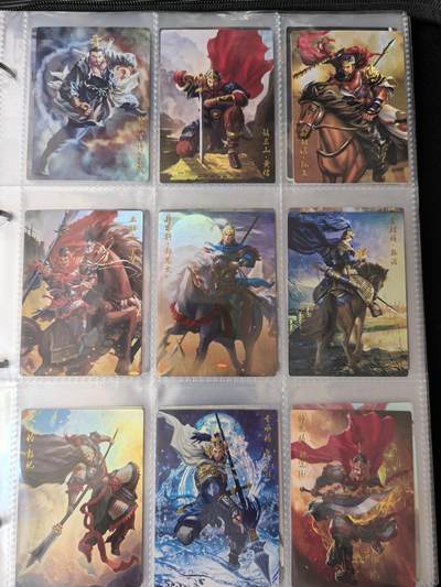 粤A卡牌第10期（9月17日22:00截拍） 【套卡】豪卡水浒无双篇108将-砂闪工艺 一套108张