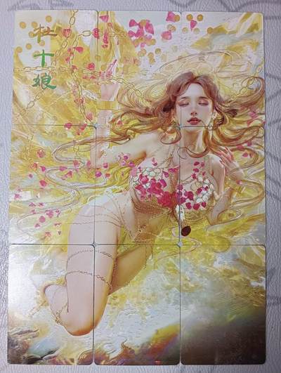 花开卡拍第38期（9月14号周日截拍，品控勿拍!!!拍品不寄存，运费5元，自制卡难免瑕疵，可能存在轻微撞角爆边等出厂瑕疵，品控介意勿拍！） - 燎原卡牌 人间传 杜十娘 九拼 9张