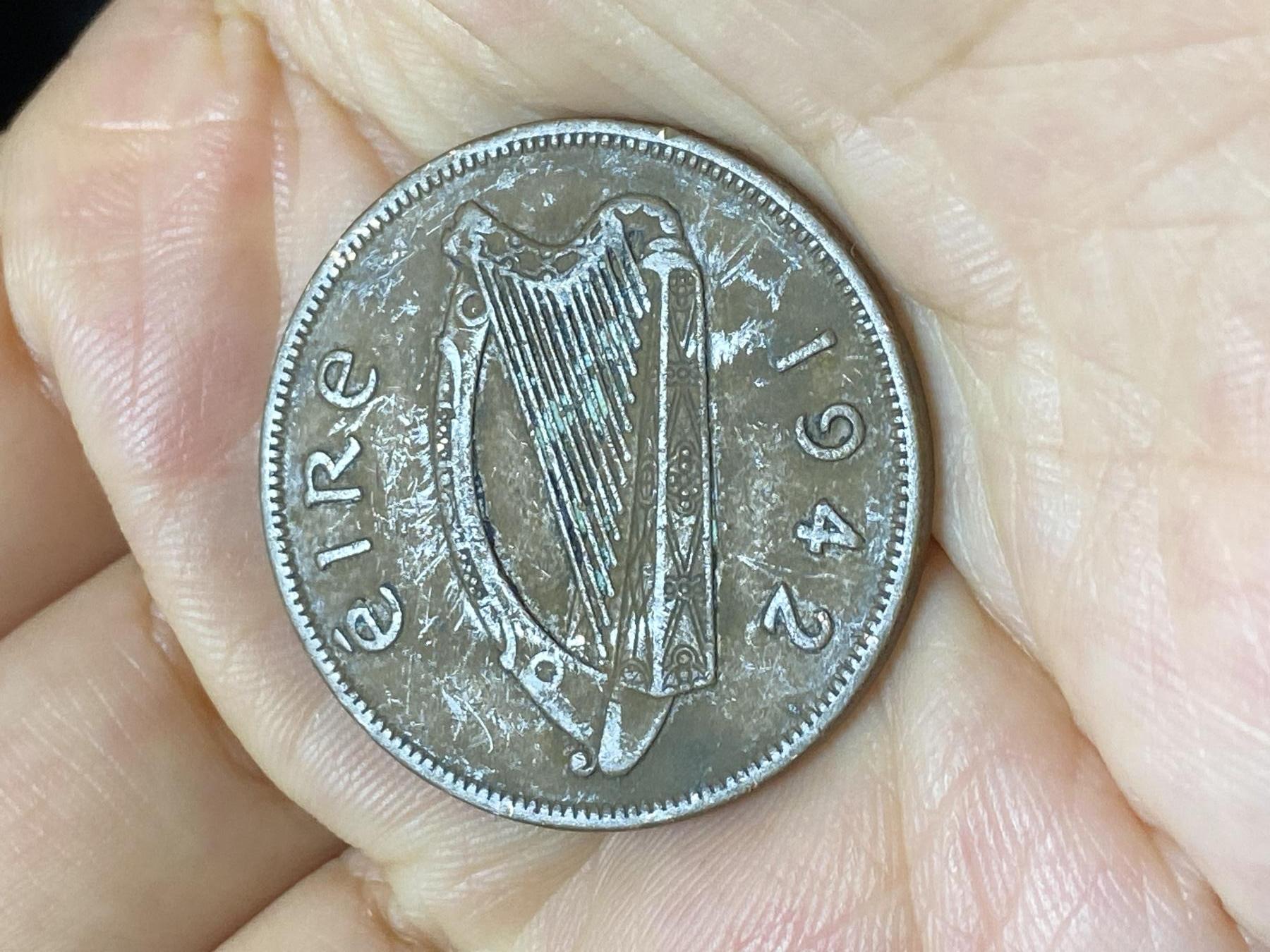 2025年第九十场(总第一百一十六场）外国好品散币(免佣金) 爱尔兰🇮🇪1942年1便士(共和国时期第一套)