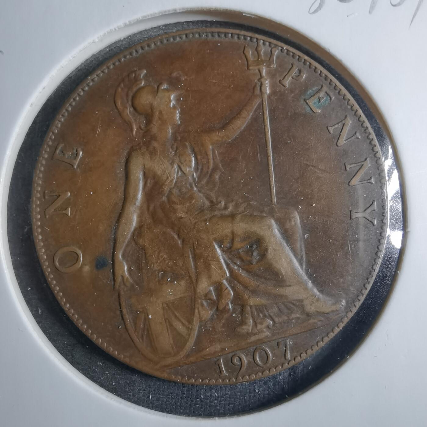 沼泽如烟--第838场 英国1907年1便士