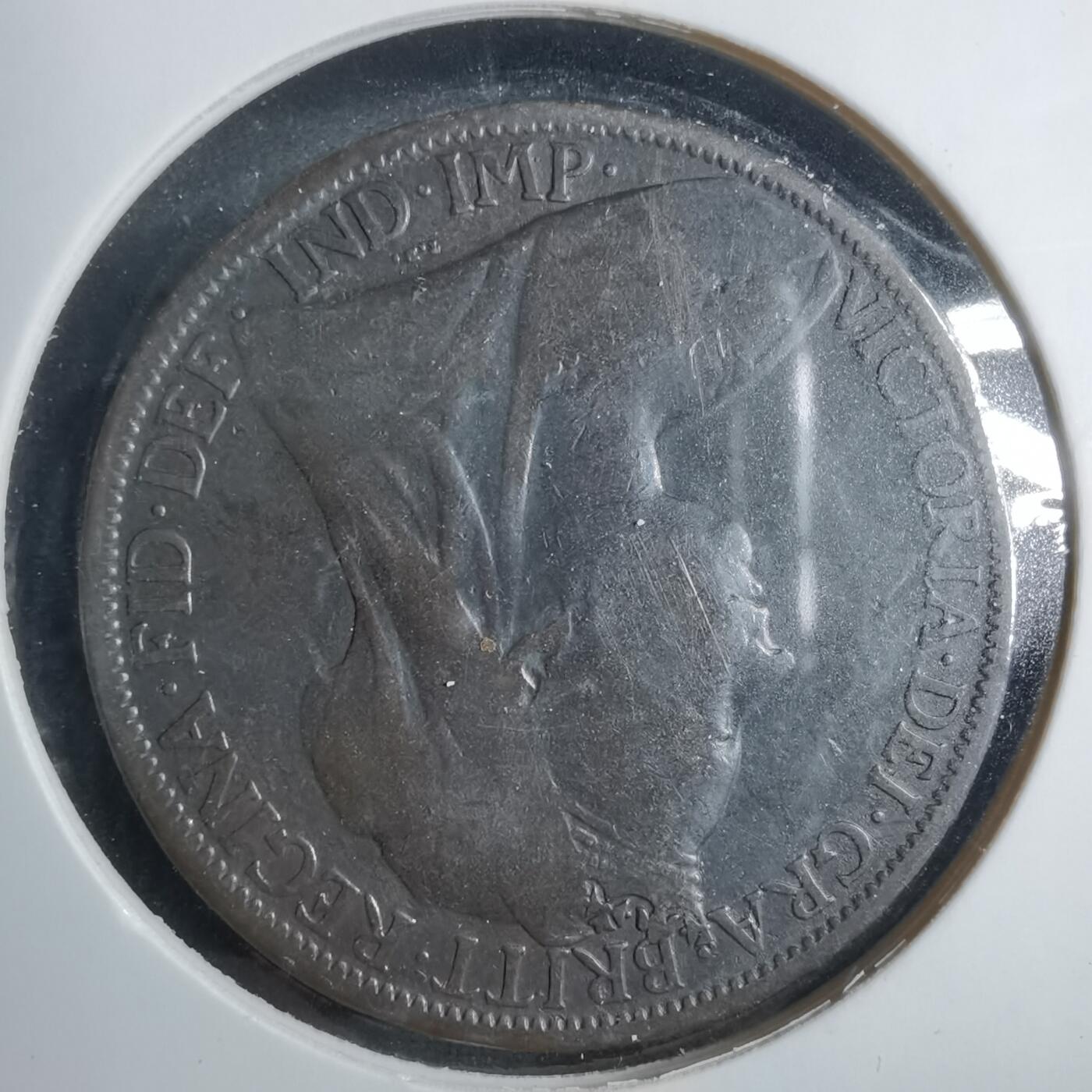 沼泽如烟--第838场 英国1899年1便士