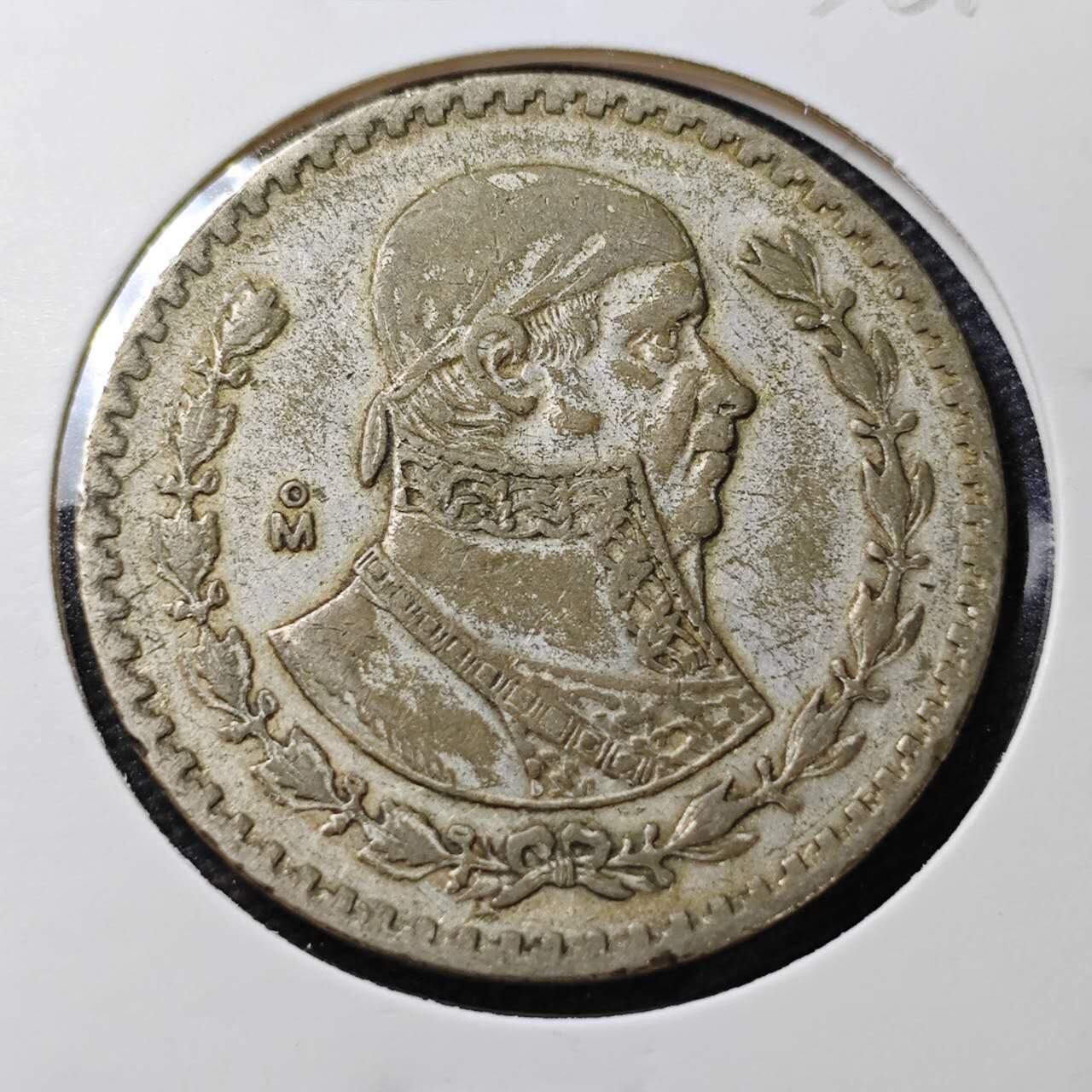 KK钱币收藏小铺 第336场 2月预留时间 周末发货 1964墨西哥1比索银币 