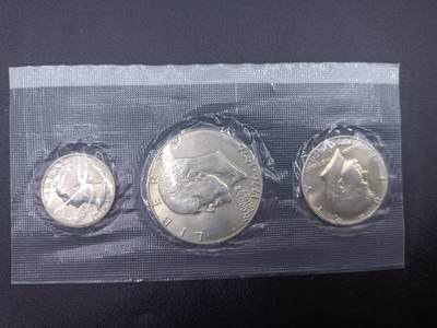 【淘币小摊】实时拍第七百四十三拍  银币套币场  满百包邮可预留二周 每周一统一发货   - 美国1976年建国200周年纪念银币3枚套