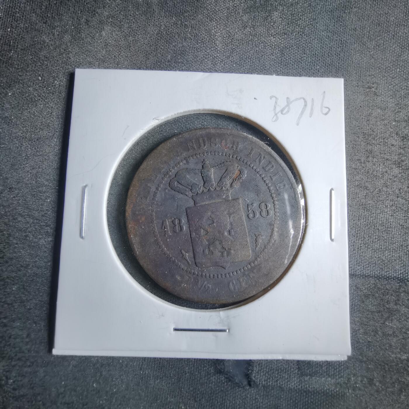 沼泽如烟--第838场 荷属东印度1858年2.5分