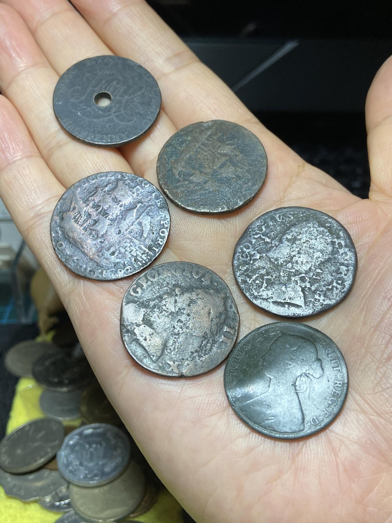 2025年第九十场(总第一百一十六场）外国好品散币(免佣金) 差品铜代币6枚