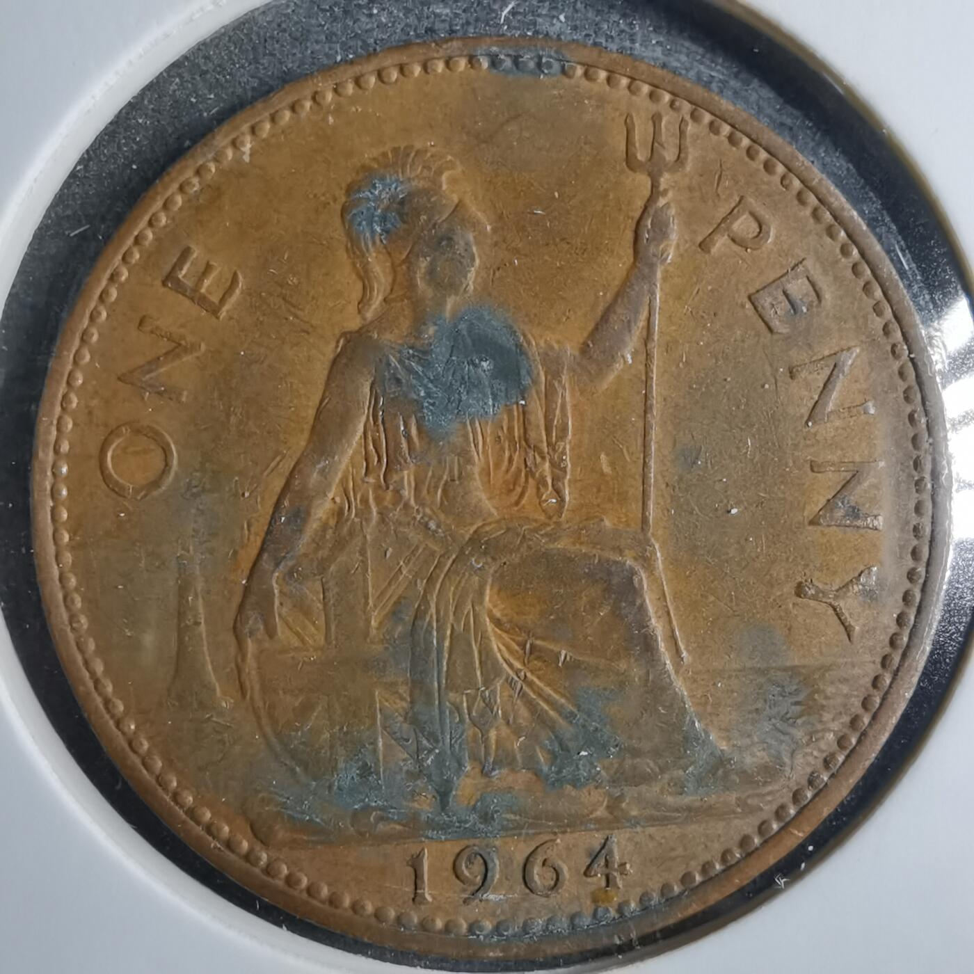 沼泽如烟--第838场 英国19164年1便士
