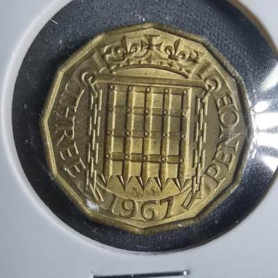 沼泽如烟--第838场 - 英国1967年3便士
