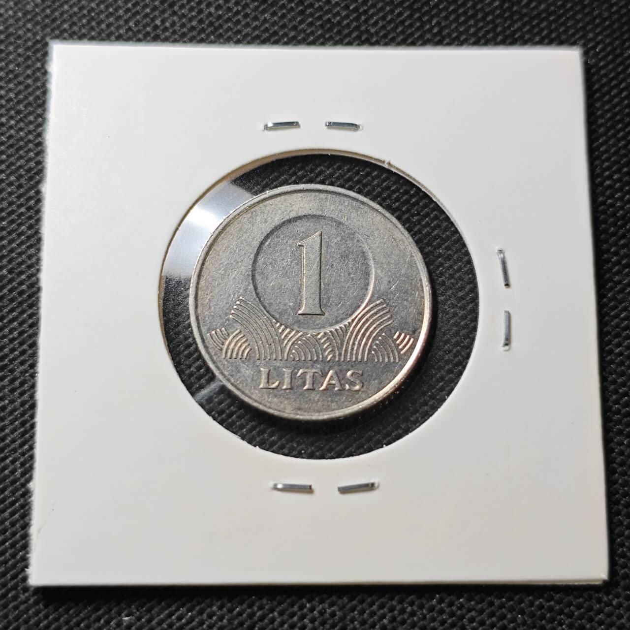 KK钱币收藏小铺 第336场 2月预留时间 周末发货 2002立陶宛1立特 