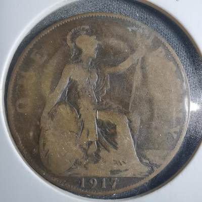 沼泽如烟--第838场 - 英国1917年1便士