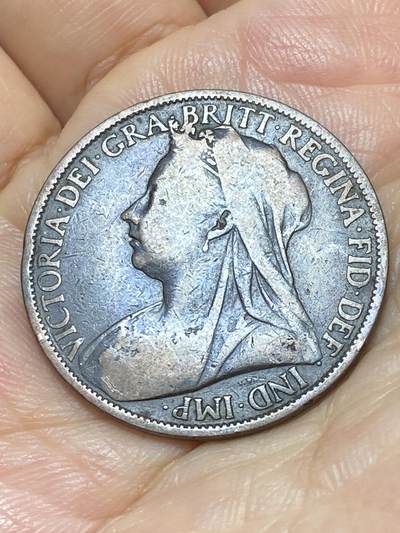 2025年第九十场(总第一百一十六场）外国好品散币(免佣金) - 英国🇬🇧1900年1便士(维多利亚女王老年披纱)