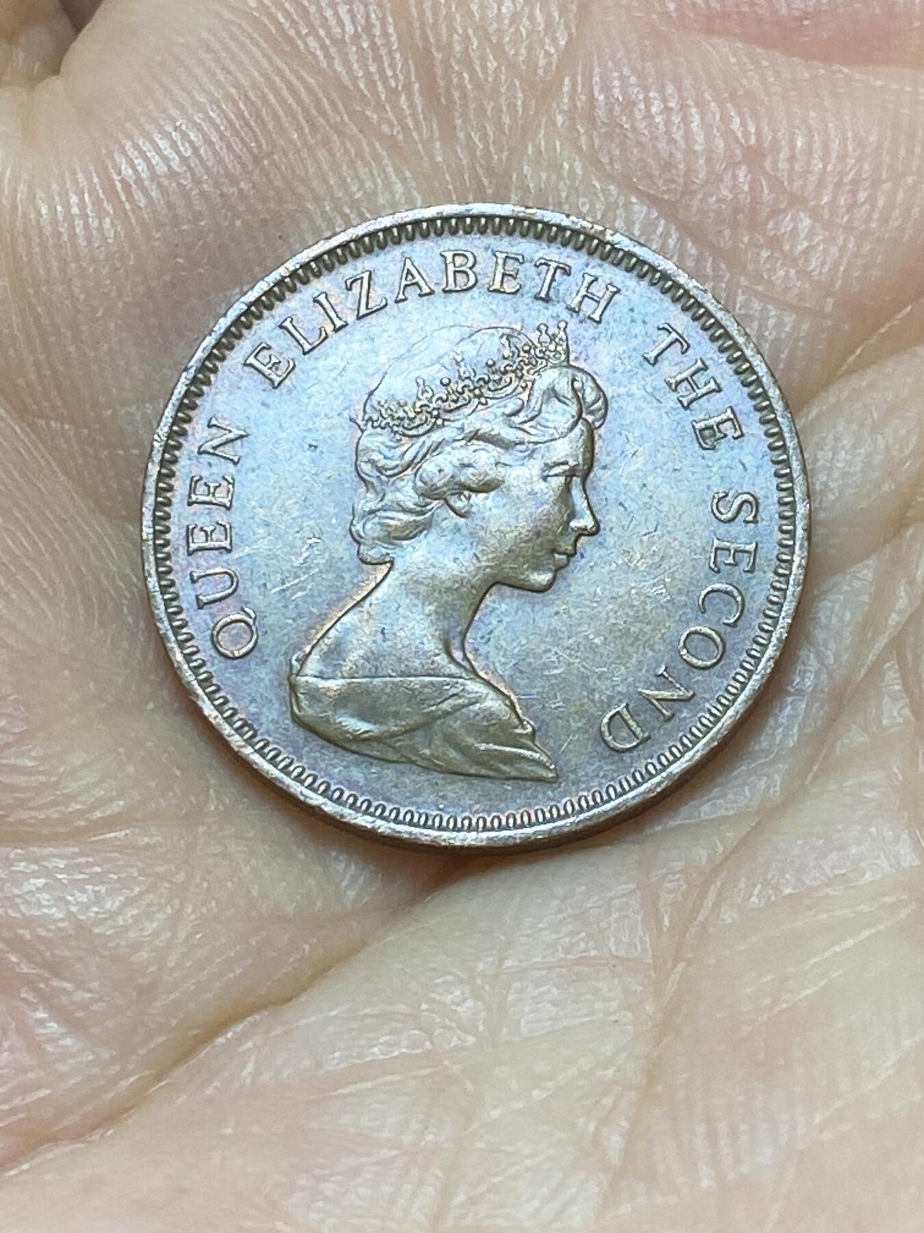 2025年第九十场(总第一百一十六场）外国好品散币(免佣金) 英属泽西岛🇯🇪1980年1新便士(伊丽莎白二世中年花冠，十进制第一版，关门年仅发行2年)