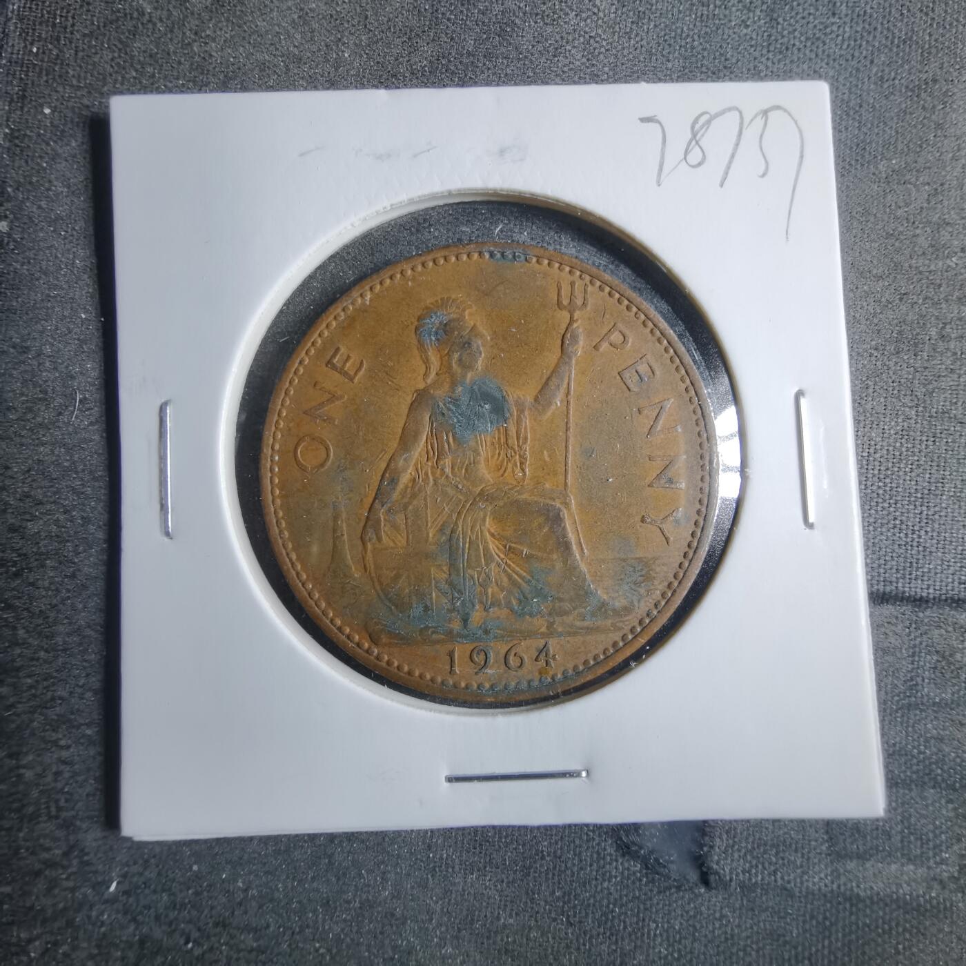 沼泽如烟--第838场 英国19164年1便士