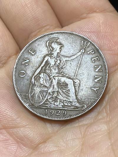 2025年第九十场(总第一百一十六场）外国好品散币(免佣金) - 英国🇬🇧1929年1便士(乔治五世第三版)