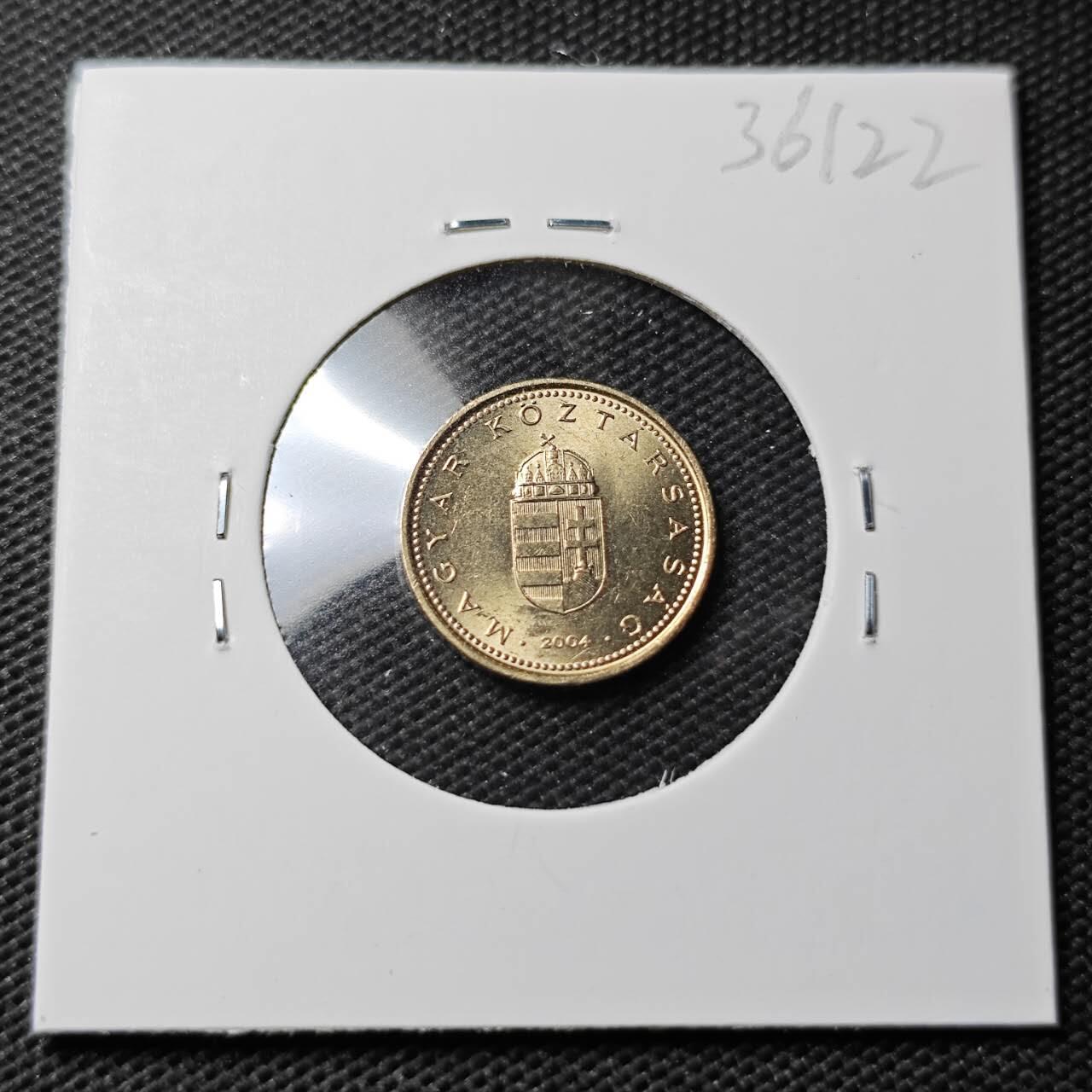 KK钱币收藏小铺 第336场 2月预留时间 周末发货 2004匈牙利1福林 