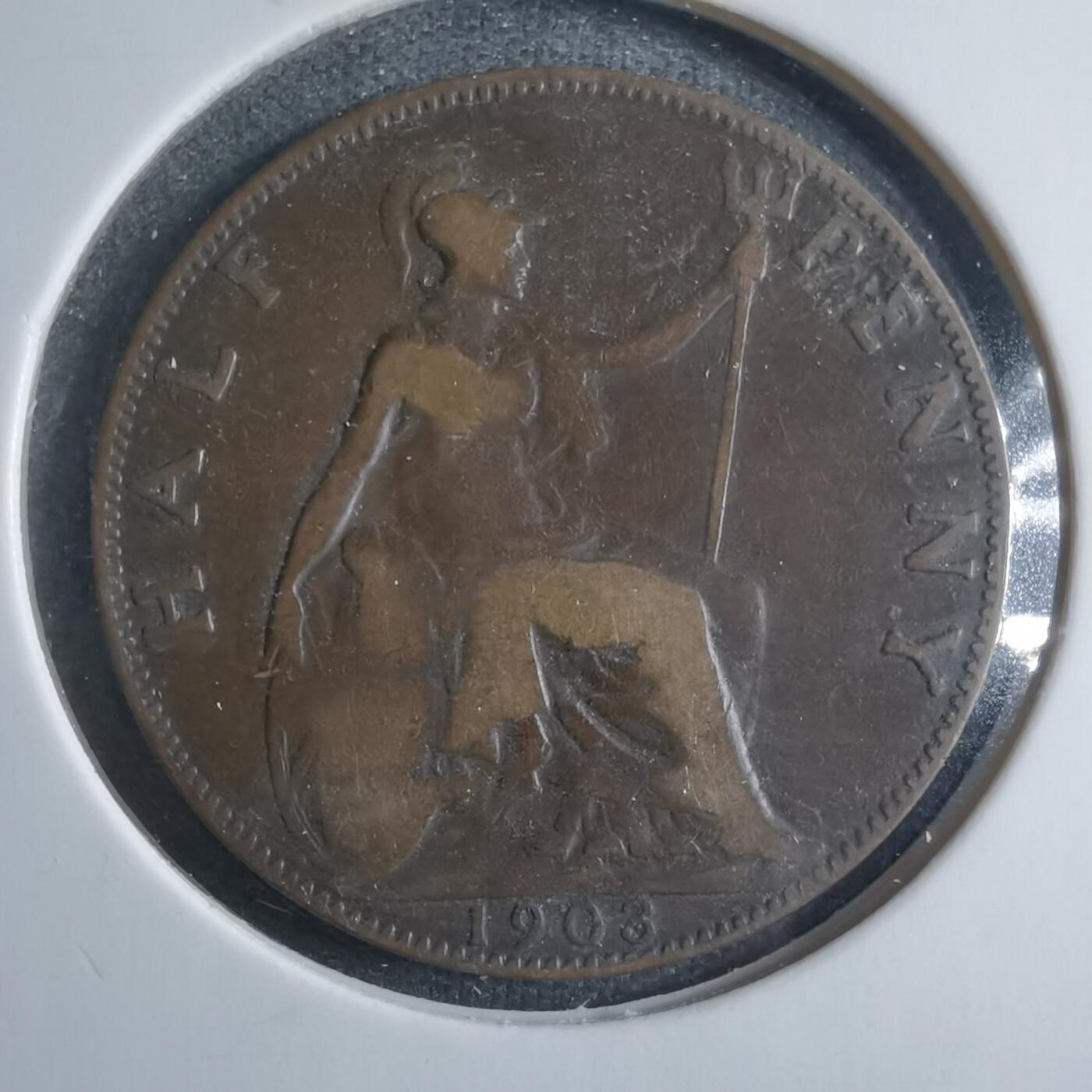 沼泽如烟--第838场 英国1903年半便士