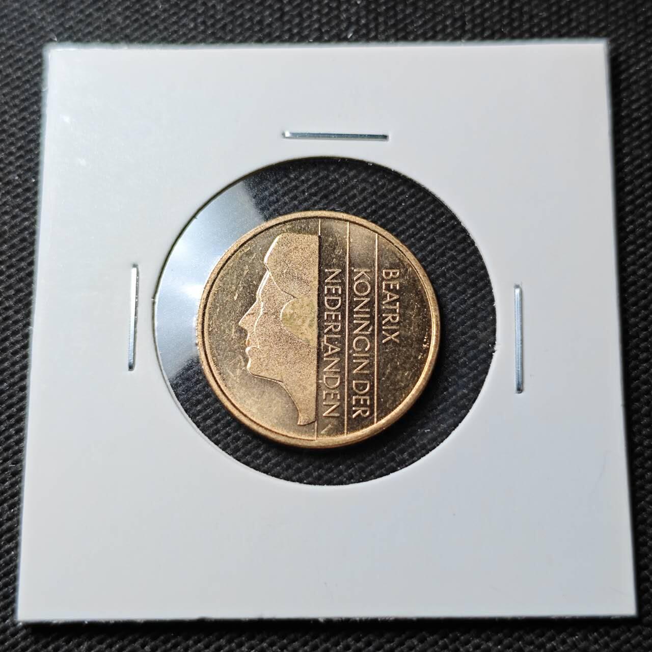 KK钱币收藏小铺 第336场 2月预留时间 周末发货 2001荷兰5分铜币 好品