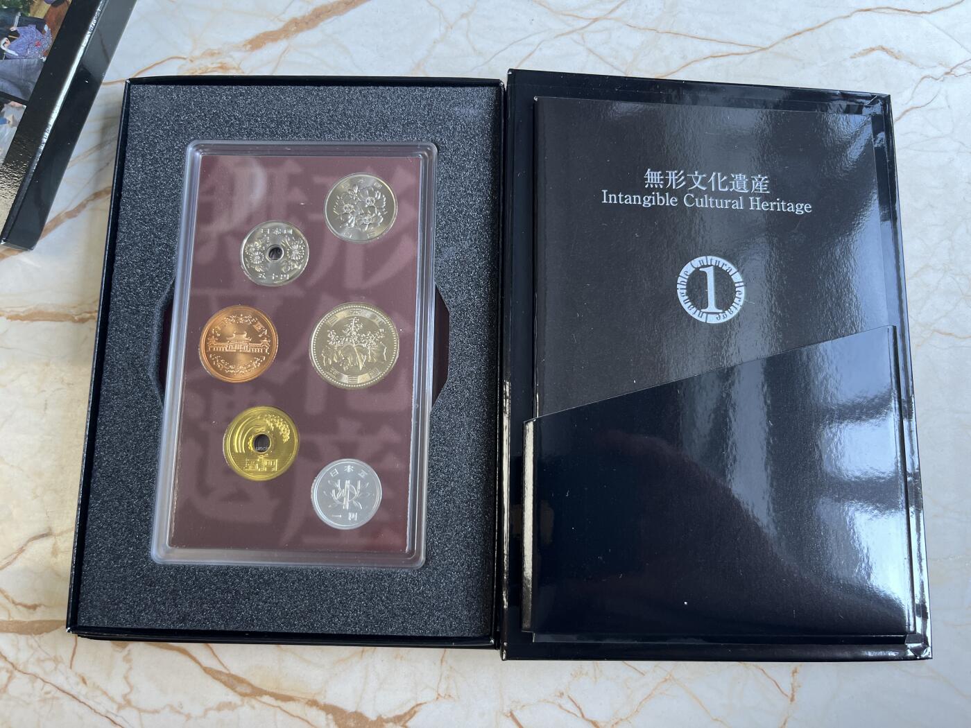 第175期拍卖【长期征集拍品】 日本2009年无形文化遗产货币6枚纪念币套装