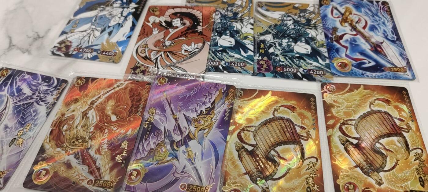 秋原瞳的小店第二十二期（持续收拍，卡游各系列最新活动卡一次看过瘾） 卡游三国卡位一组10张