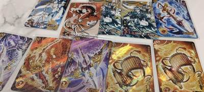 秋原瞳的小店第二十二期（持续收拍，卡游各系列最新活动卡一次看过瘾） 卡游三国卡位一组10张