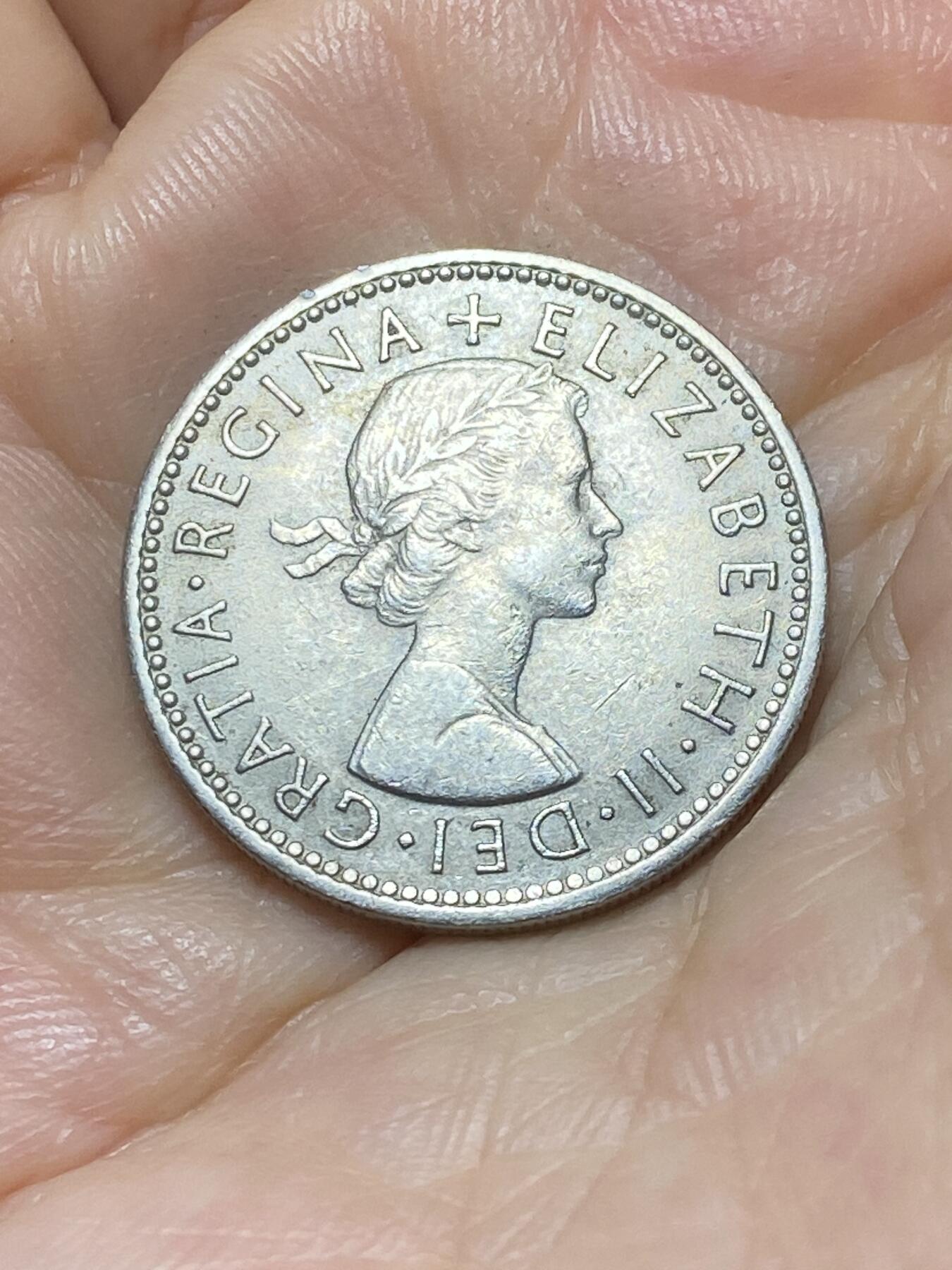 2025年第九十场(总第一百一十六场）外国好品散币(免佣金) 英国🇬🇧1965年1先令(伊丽莎白二世青年桂冠，第二版，英格兰盾徽)