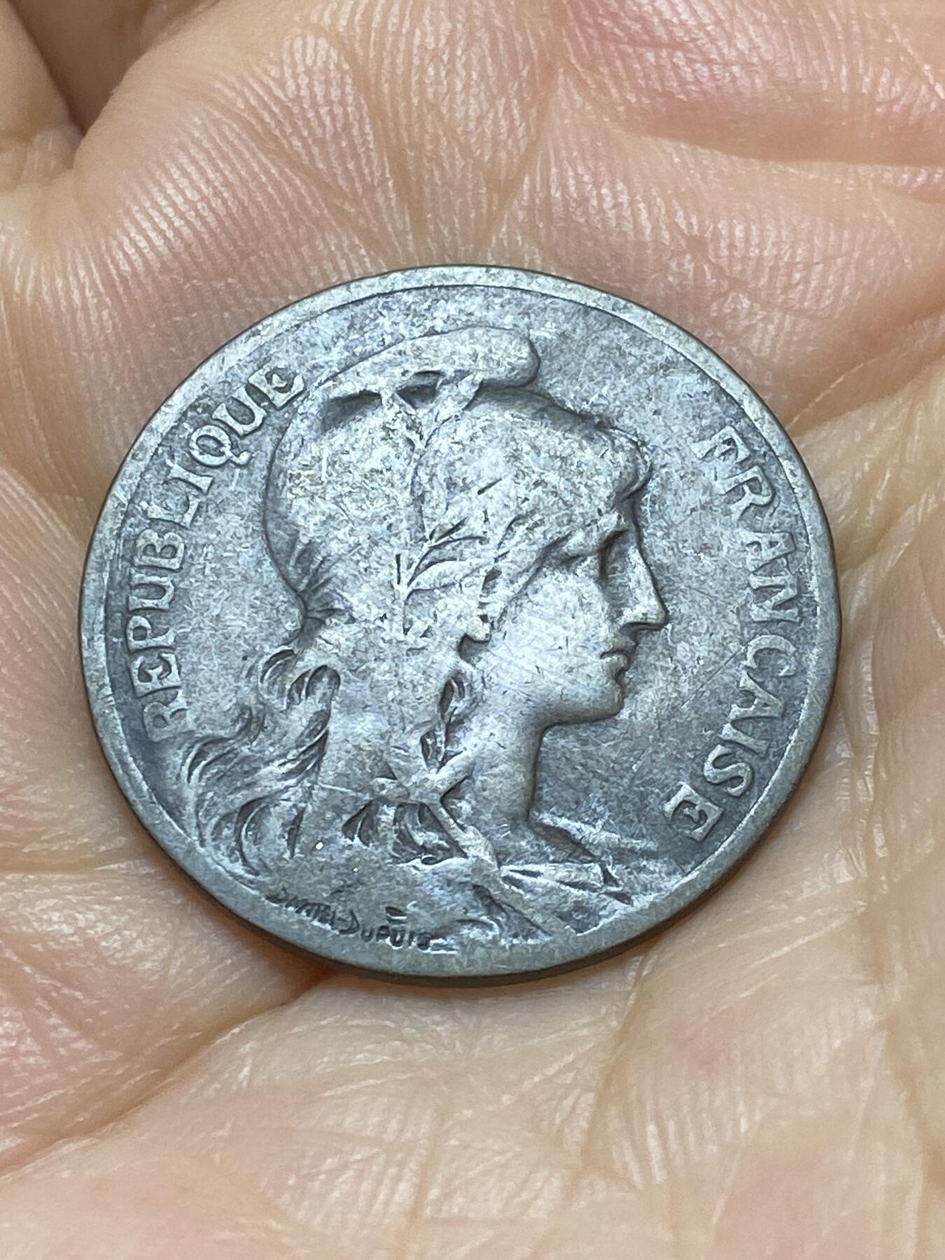 2025年第九十场(总第一百一十六场）外国好品散币(免佣金) 法国🇫🇷1906年5分