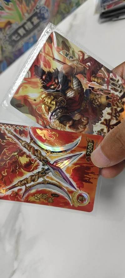 秋原瞳的小店第二十二期（持续收拍，卡游各系列最新活动卡一次看过瘾） - 卡游三国活动卡张飞➕武器卡一张