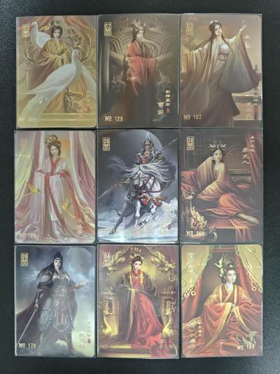 天玑星卡拍第122期《9.15周一截拍》持续收拍收评中 满赠卡需备注 - 阿毛玩卡 寻梦三国 带编 纱布闪 九张