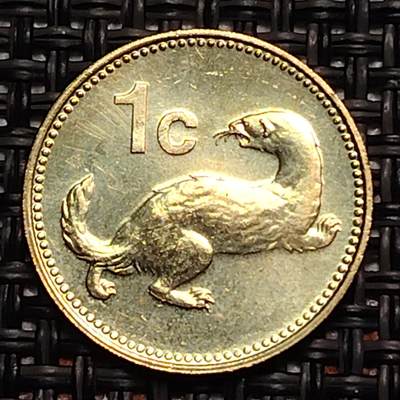 布加迪🐬～世界钱币(上海)🌾第 265 期 /  各国套币和散币 - 马耳他🇲🇹 1998年 1分 ~C7