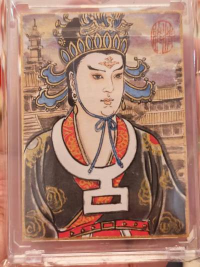 秋原瞳的小店第二十二期（持续收拍，卡游各系列最新活动卡一次看过瘾） - 卢艺丰手绘——则天大帝！！卡背威严感十足