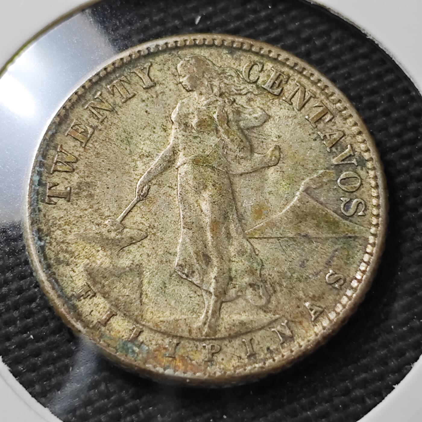 KK钱币收藏小铺 第336场 2月预留时间 周末发货  1944美属菲律宾20分银币