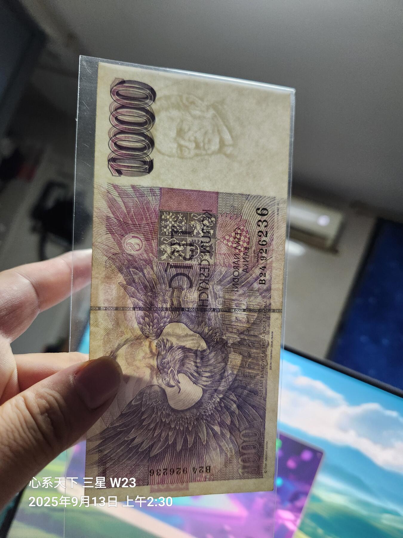 9月14号晚上8点 外国纸币自动截拍第28场 1993年10000初版 极美品原票