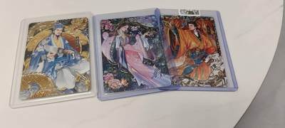 秋原瞳的小店第二十二期（持续收拍，卡游各系列最新活动卡一次看过瘾） - 卡游三国漆彩卡一套3张，实物工艺顶呱呱