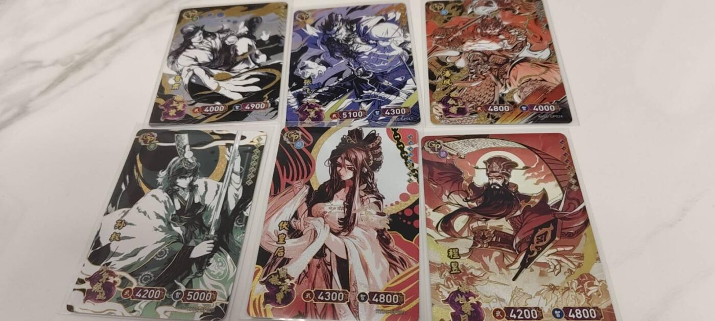 秋原瞳的小店第二十二期（持续收拍，卡游各系列最新活动卡一次看过瘾） 卡游三国gp6连，有三国武力值第一人