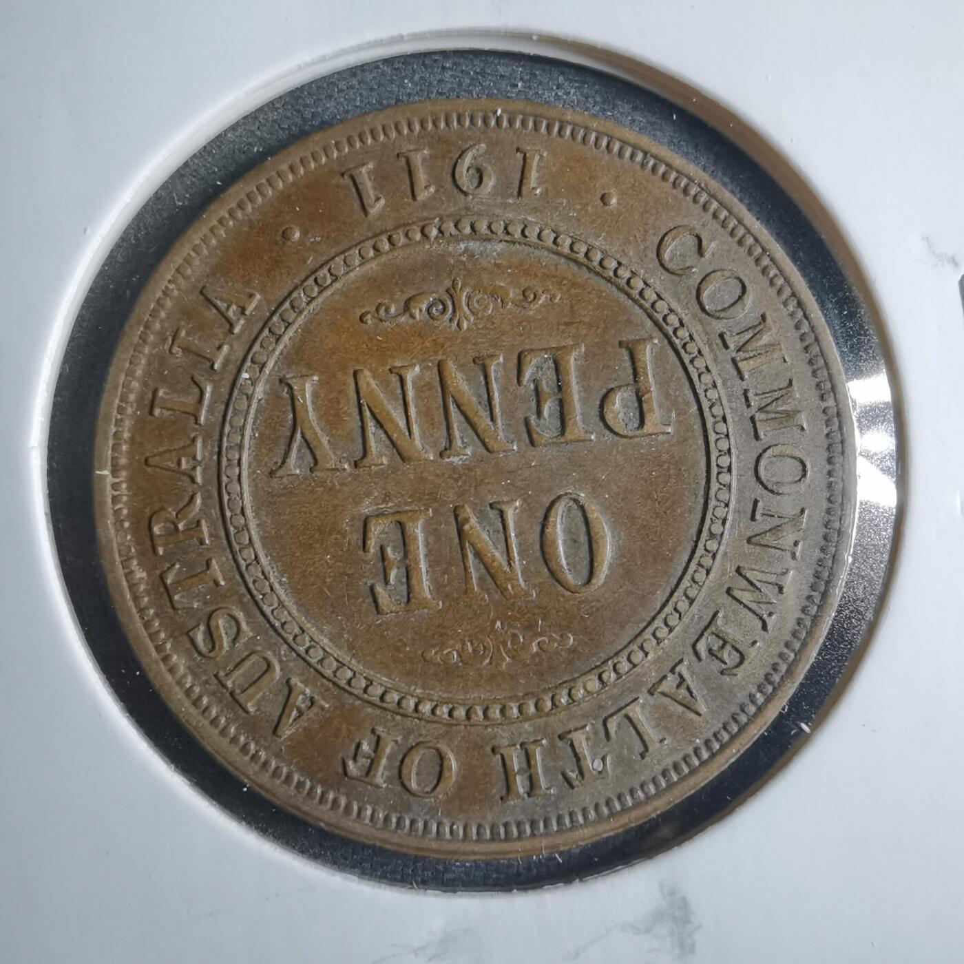 沼泽如烟--第838场 澳大利亚1911年1便士