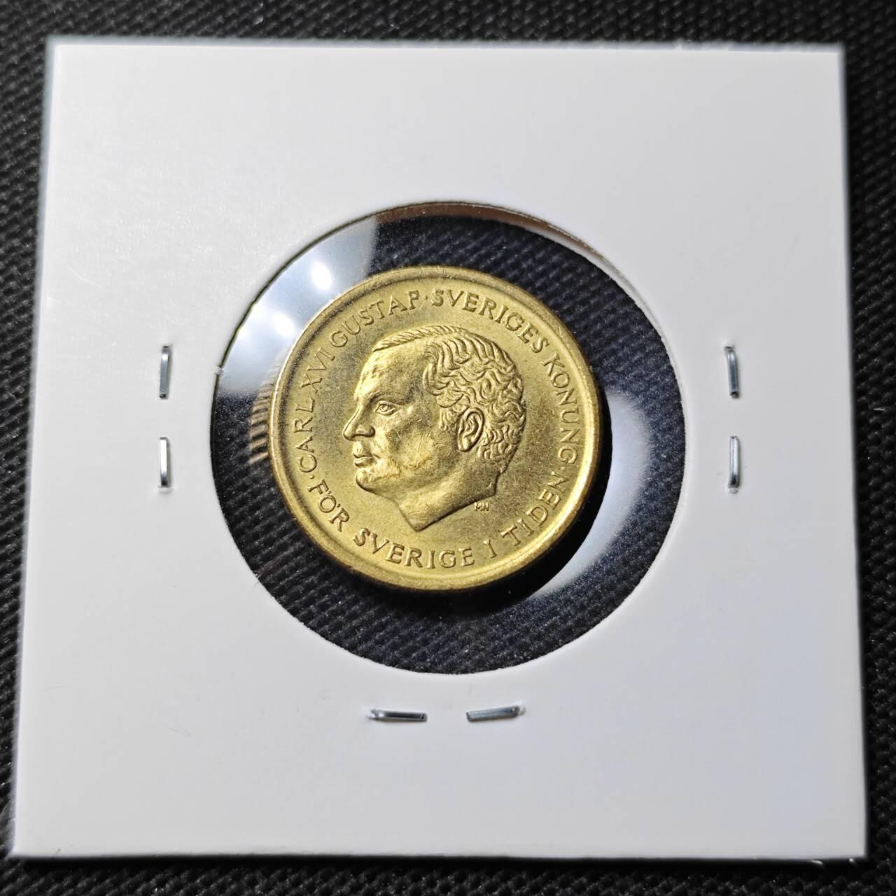 KK钱币收藏小铺 第336场 2月预留时间 周末发货 1991瑞典10克朗好品